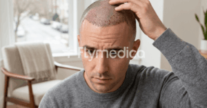 kopf nach haartransplantation